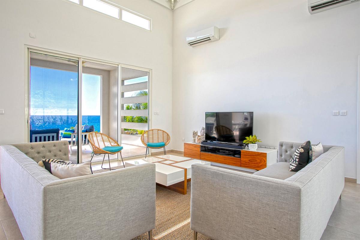 Location villa St Martin - Salon